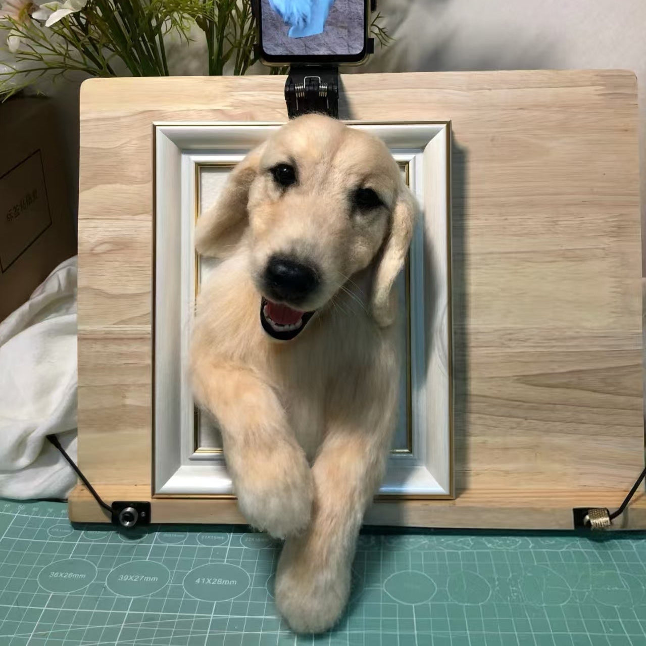 Framed Pet Portrait-Dog