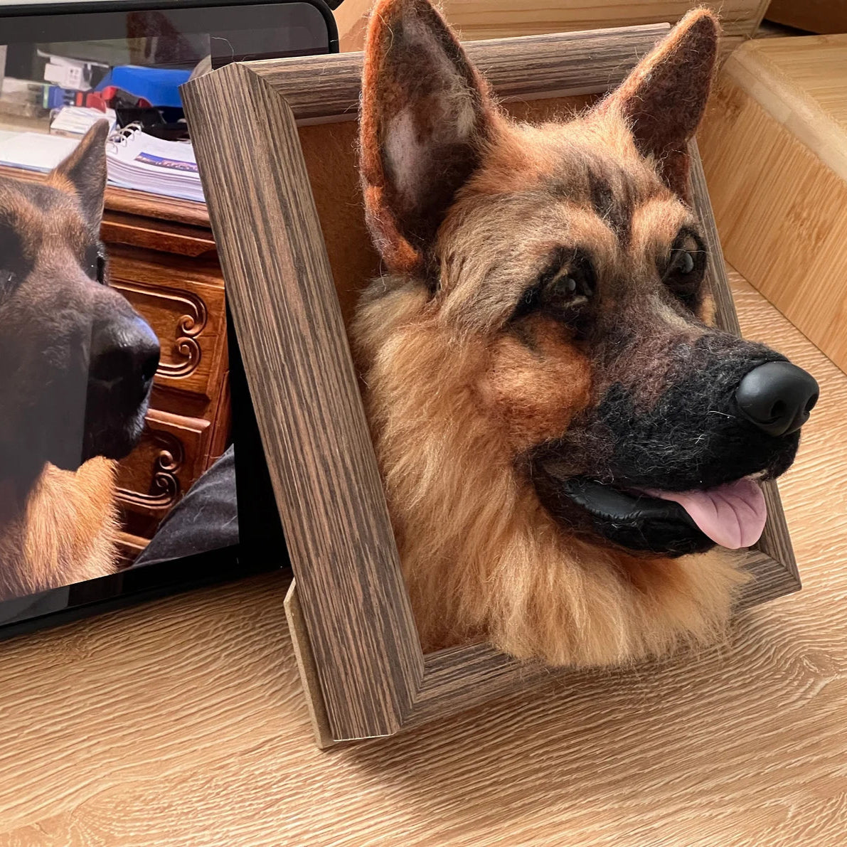Framed Pet Portrait-Dog