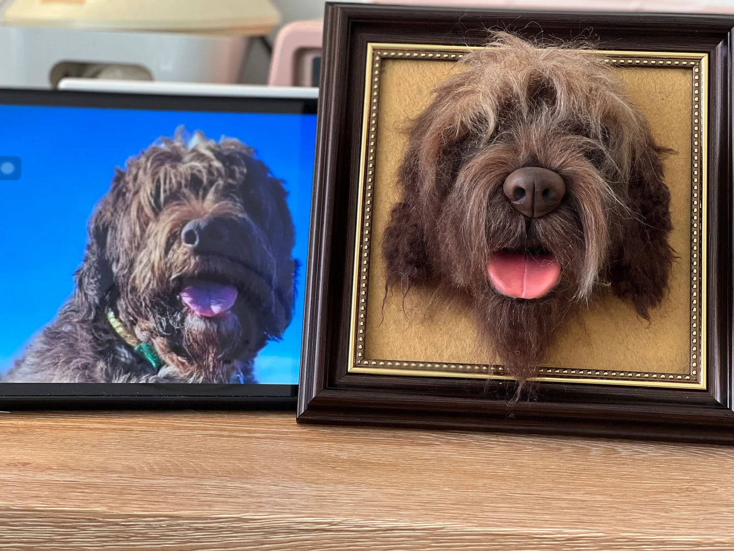 Framed Pet Portrait-Dog