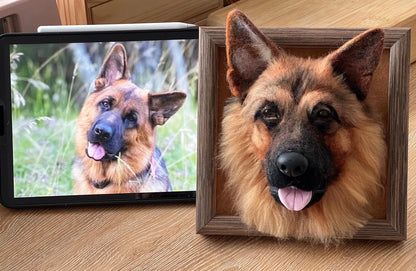 Framed Pet Portrait-Dog