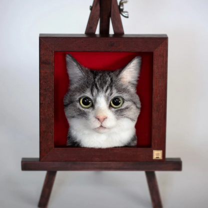 Framed Pet Portrait-Cat