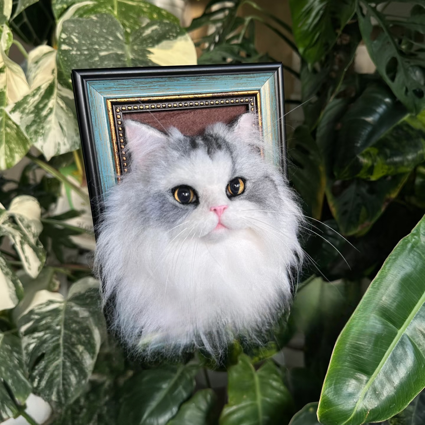 Framed Pet Portrait-Cat