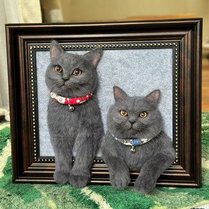 Framed Pet Portrait-Cat