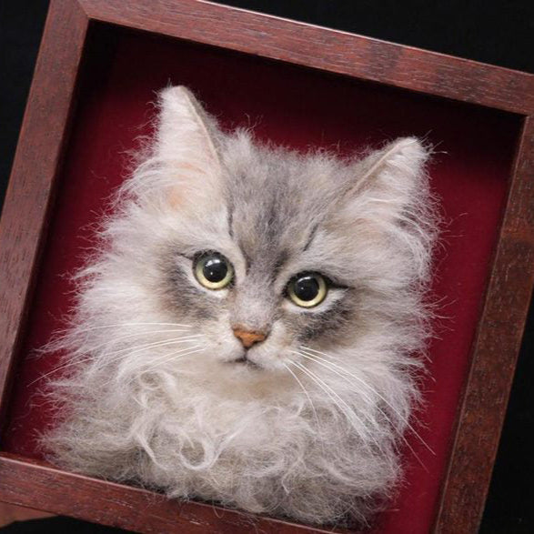 Framed Pet Portrait-Cat