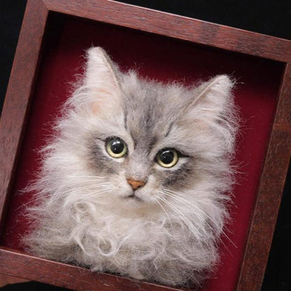 Framed Pet Portrait-Cat