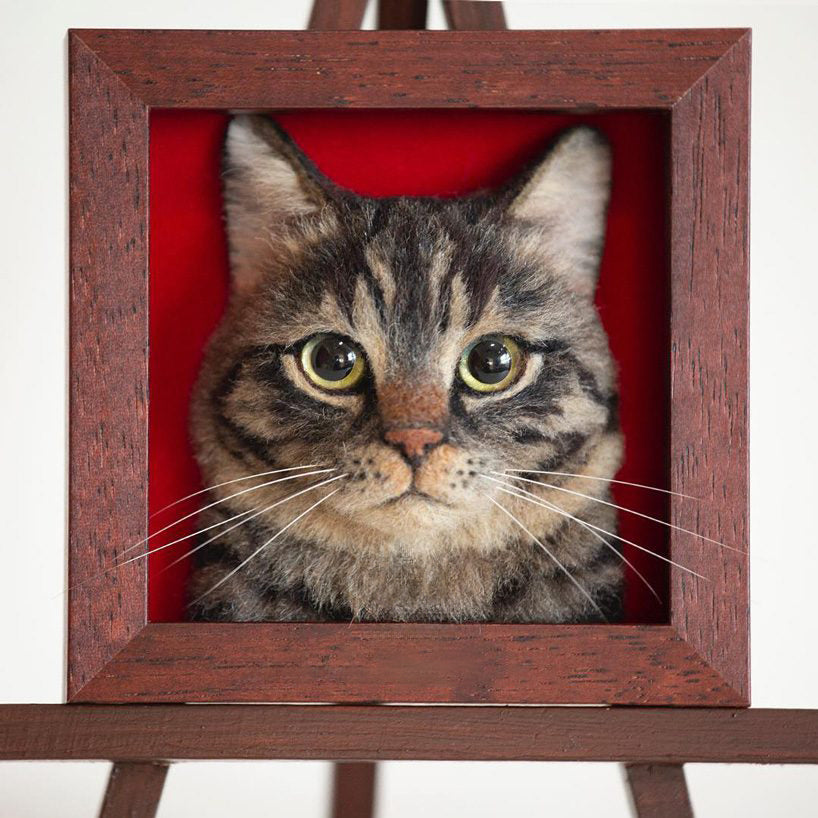 Framed Pet Portrait-Cat